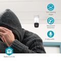 Kamera IP vonkajšia nabíjacia NEDIS WIFICBO32WT | Wi-Fi | 4MP | IP66