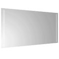 vidaXL Zrkadlo do kúpeľne s LED Priehľadná 80 x 40 cm tvrdené sklo