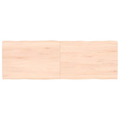 vidaXL Stolová doska 120x40x(2-4) cm neošetrený masív živé hrany