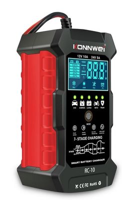 Inteligentná nabíjačka akumulátorov KONNWEI RC-10 s funkciou desulface