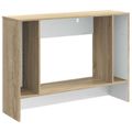 vidaXL Konzolový stôl Sonoma dub 101 x 29 x 74 cm Konštruované drevo