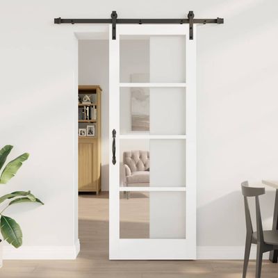 vidaXL Posuvné dvere ORKDAL Biela 78 x 211 cm