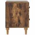 vidaXL Nočný stolík 2 ks Dymový dub 43 x 34,5 x 48 cm Kompozitné drevo
