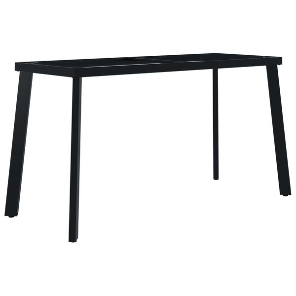 vidaXL Stolové nohy na jedálenský stôl, rám v tvare V 140x60x72 cm