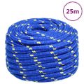 vidaXL Lodné lano modré 20 mm 25 m polypropylén