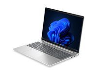 AI PC - dizajn so závesom 177 stupňov - Intel Core 7 - 350 / až 4.8 GHz - Win 11 Pro - Intel Graphics - 16 GB RAM - 512 GB SSD NVMe - 16" IPS 1920 x 1200 - Gigabit Ethernet - Wi-Fi 7, Bluetooth 6.0 - strieborný hliník - kbd: česká/slovenská - s HP 3 roky podpory na mieste pre notebooky