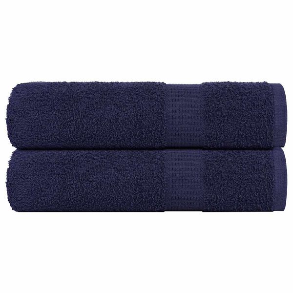 vidaXL Utierky na ruky FROGN 2 ks námornícko modré 50x100 cm 360 g/m²