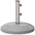 vidaXL Základňa na slnečník pre pól 40-50 mm 26.45 kg Sivá