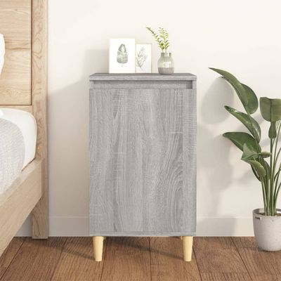 vidaXL Nočný stolík sivý sonoma 40x35x70 cm spracované drevo