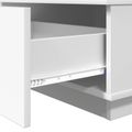 vidaXL Konferenčný stolík Biela 95 x 55 x 31 cm Kompozitné drevo