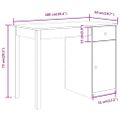 vidaXL Stolík 100x50x75 cm masívne borovicové drevo
