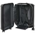 vidaXL Kufor so zámkom Tmavo šedá 34 x 23 x 55.5 cm ABS plast