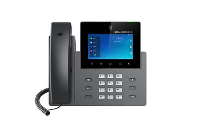 Grandstream GXV3450 SIP video telefón, 5'' IPS bar.dot.displ., 16 SIP účtov, Android11, WiFi, BT, PoE+