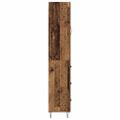 vidaXL Highboard Staré drevo 34,5 x 34 x 90 cm Kompozitné drevo