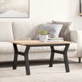 vidaXL Nohy konferenčného stolíka Y-rám 70x60x43 cm oceľ