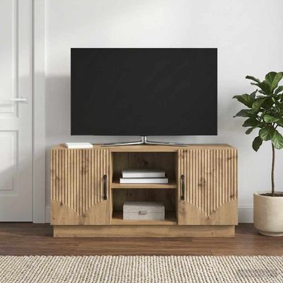 vidaXL TV skrinka 102 x 34,5 x 47 cm Dub artisan Kompozitné drevo
