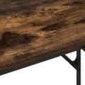 vidaXL Stôl Dymová dub 100 x 50 x 86,5 cm Kompozitné drevo