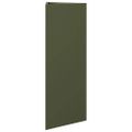 vidaXL Záhradné kvetináče 2 ks olivové trojuholníkové 30x26x75 cm oceľ