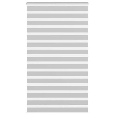vidaXL Zebra roleta svetlosivá 120x200cm šírka látky 115,9cm polyester
