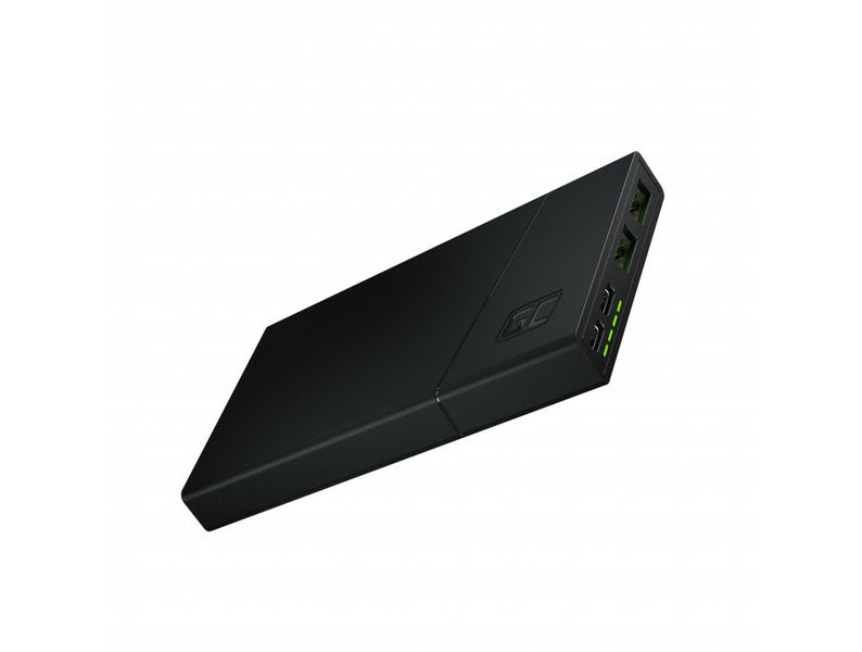 Green Cell PBGC02S PowerBank PowerPlay10 10000mAh USB-C 18W & 2x USB-A Ultra Charge