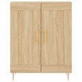 vidaXL Vysoká skrinka dub sonoma 69,5x34x180 cm spracované drevo