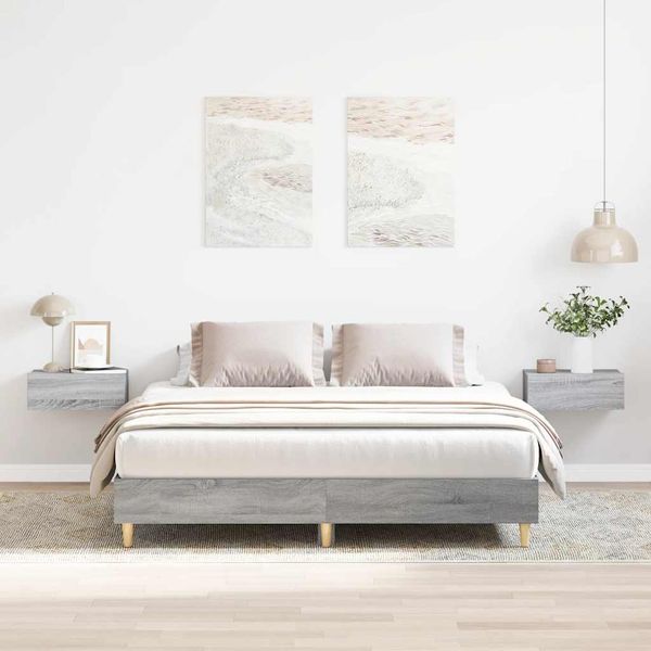 vidaXL Posteľný rám bez matraca 140x200 cm kompozitné drevo