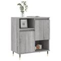 vidaXL Komoda sivý dub sonoma 60x35x70 cm spracované drevo