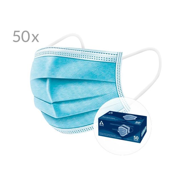 Disposable Face mask jednorázové 3-vrstvové 50 ks