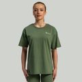 Dámske tričko Lunar Oversized Cedar Green - STRIX, veľkosť S, veľkosť oblečenia S
