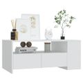 vidaXL Konferenčný stolík biely 102x55x42 cm kompozitné drevo