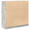 VidaXL Príborník Concrete Grey 100x35x99 cm Engineered Wood