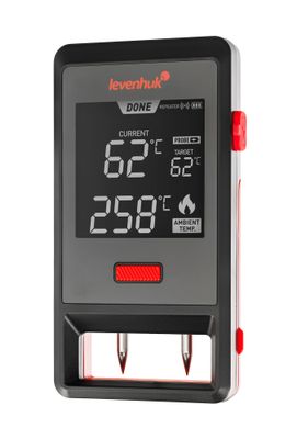 Teplomer na mäso Levenhuk Wezzer Grill BT50