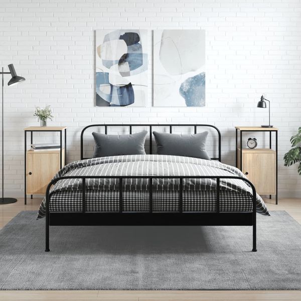 vidaXL Nočné stolíky 2 ks dub sonoma 41x31x80 cm kompozitné drevo