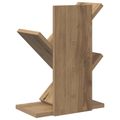 vidaXL Polica na knihy Tree 3-podlažná 30 x 18 x 40 cm Dub artisan