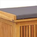 vidaXL Vonkajší box na vankúše 90x50x60,5 cm akáciový masív