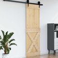 vidaXL Dvere NARVIK 70 x 210 cm Masívne borovicové drevo (neupravené)