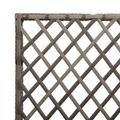 vidaXL Záhradný kvetináč s trellis Sivá 70 x 30 x 135 cm polyratan