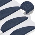 vidaXL Nášľapy na schody samolepiace 30 ks modré 65x22,5x3,5 cm
