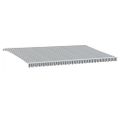 vidaXL Ručne zaťahovacia markíza s LED antracit a biela 600x350 cm