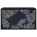 vidaXL Nástenný TV kabinet DOKKUM 69 x 33 x 40 cm Čierny dub
