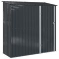 vidaXL Záhradné prístrešky Antracit 203 x 85,5 x 200 cm Kov