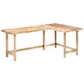 vidaXL Písací stôl 180x120x76 cm, mangový masív