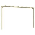vidaXL Záhradná pergola, impregnovaná borovica 360x200x60 cm