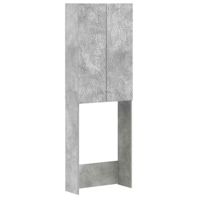 vidaXL Toaletná skriňa DELFT Betónovo sivá 66 x 25,5 x 190 cm