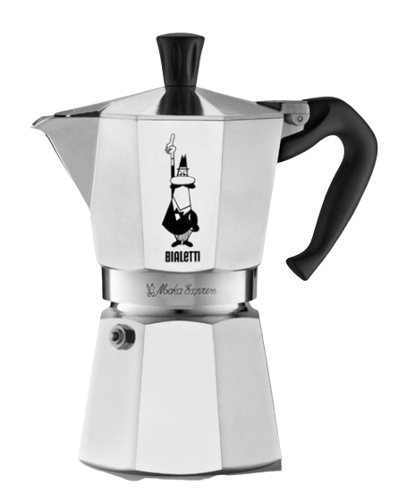 Bialetti Moka Express na 2 porcie hliník, Konvica