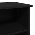 vidaXL TV skrinka 99,5 x 35,5 x 48 cm Čierny dub Kompozitné drevo