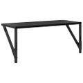 vidaXL Stenné police Nástenná montáž 2 ks Čierny dub 60 x 25 x 25,5 cm