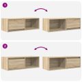 vidaXL TV skrinky 2 ks dub sonoma 80x31x25,5 cm kompozitné drevo