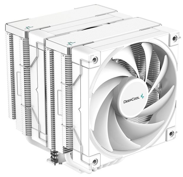 DEEPCOOL chladic AK620 / 2x120 mm fan / 6x heatpipe / pre Intel i AMD / biely Chladic, pre CPU, pre Intel i AMD, socket 1700, 1200, 115x, 2011(-3), 2066, AM5, AM4, 260 W TDP, 2x 120 mm ventilátor, 6 heatpipe,