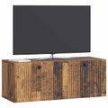 vidaXL Nástenná TV skrinka Nástenný Staré drevo 78,5 x 31 x 30 cm